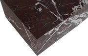 Bolzano Marble Coffee Table in Red - 251Cherry-CT