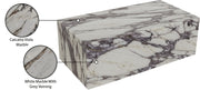 Bolzano Marble Coffee Table in Viola - 251Viola-CT