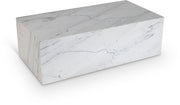 Bolzano Marble Coffee Table in White - 251White-CT