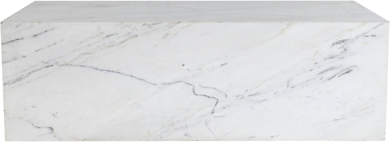 Bolzano Marble Coffee Table in White - 251White-CT