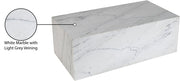 Bolzano Marble Coffee Table in White - 251White-CT
