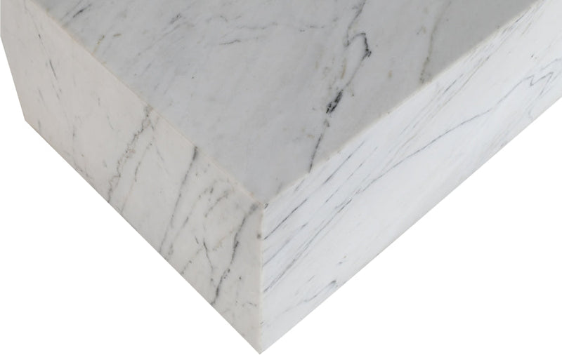 Bolzano Marble Coffee Table in White - 251White-CT