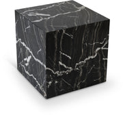 Bolzano Marble End Table in Black - 251Black-ET