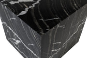 Bolzano Marble End Table in Black - 251Black-ET