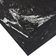 Bolzano Marble End Table in Black - 251Black-ET