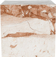 Bolzano Marble End Table in Breccia - 251Breccia-ET