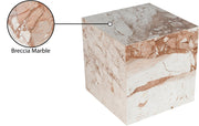 Bolzano Marble End Table in Breccia - 251Breccia-ET