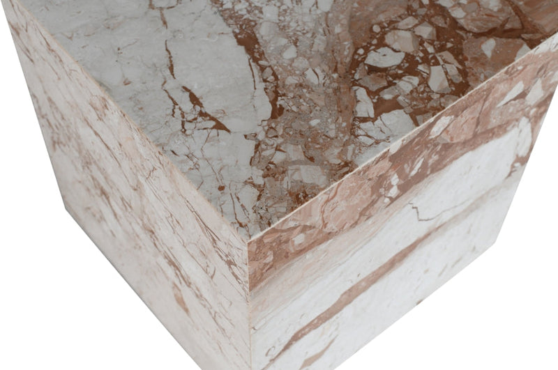 Bolzano Marble End Table in Breccia - 251Breccia-ET