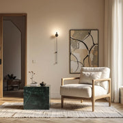 Bolzano Marble End Table in Green - 251Green-ET