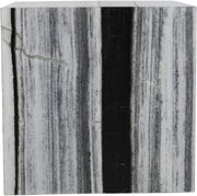 Bolzano Marble End Table in Panda - 251Panda-ET
