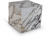 Bolzano Marble End Table in Viola - 251Viola-ET