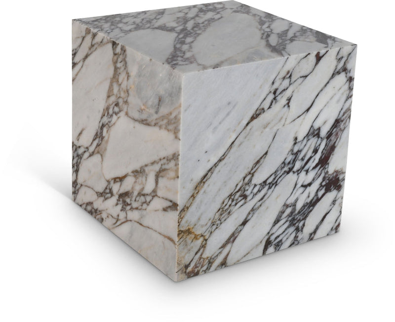 Bolzano Marble End Table in Viola - 251Viola-ET