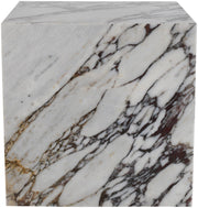 Bolzano Marble End Table in Viola - 251Viola-ET