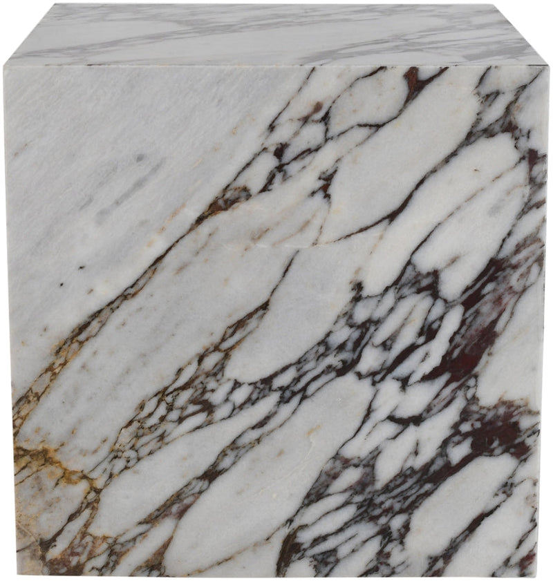 Bolzano Marble End Table in Viola - 251Viola-ET