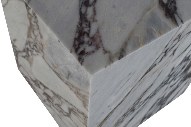 Bolzano Marble End Table in Viola - 251Viola-ET
