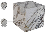Bolzano Marble End Table in Viola - 251Viola-ET