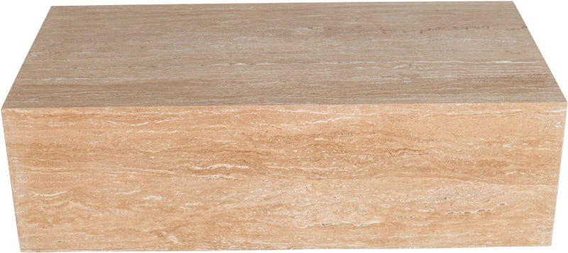 Bolzano Travertine Coffee Table in Natural - 251Travertine-CT