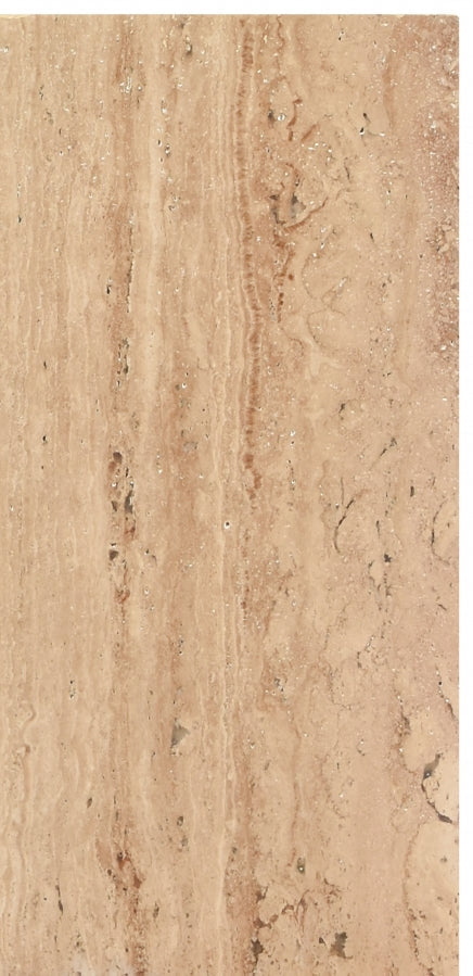 Bolzano Travertine End Table in Natural - 251Travertine-ET