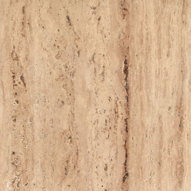 Bolzano Travertine End Table in Natural - 251Travertine-ET