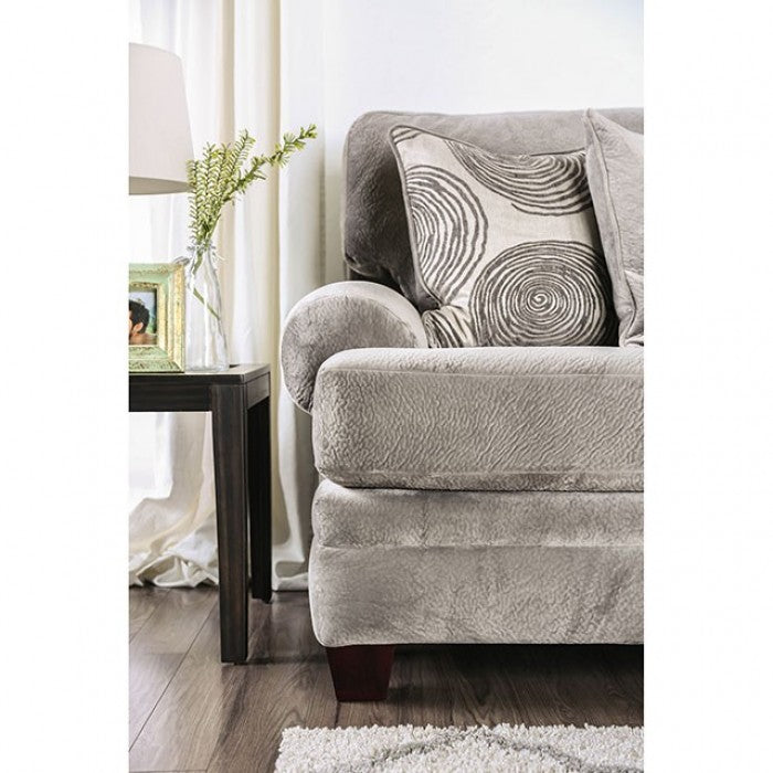 Bonaventura Gray/Pattern Sofa - SM5142GY-SF