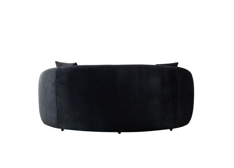 Bonita Black Velvet Living Room Set from Nova Furniture - Luna Furniture