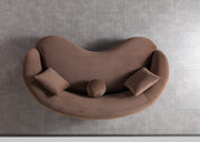 Bonita Coffee Velvet Sofa 91" & Loveseat 81" - BONITACOFFEEVL-SL