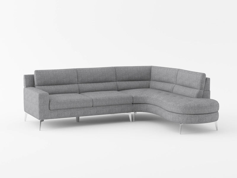 Bonita Gray RAF Sectional - Gate FurnitureSectional