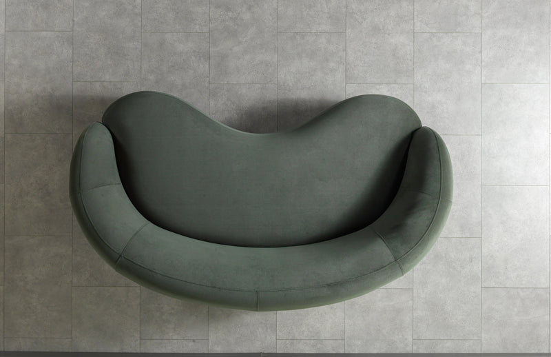 Bonita Green 81" Velvet Loveseat from Nova Furniture - Luna Furniture