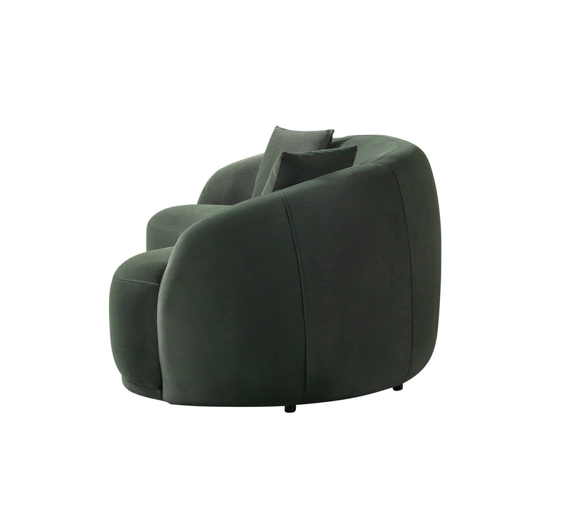 Bonita Green 81" Velvet Loveseat from Nova Furniture - Luna Furniture