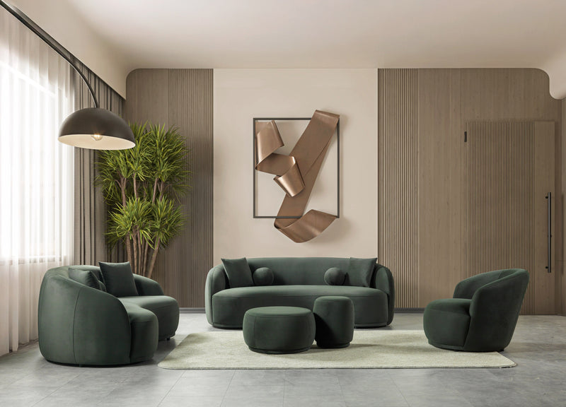 Bonita Green 81" Velvet Loveseat from Nova Furniture - Luna Furniture