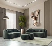 Bonita Green 81" Velvet Loveseat from Nova Furniture - Luna Furniture