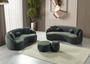 Bonita Green 81" Velvet Loveseat from Nova Furniture - Luna Furniture