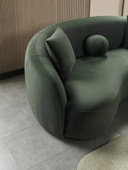 Bonita Green 81" Velvet Loveseat from Nova Furniture - Luna Furniture
