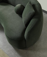 Bonita Green 81" Velvet Loveseat from Nova Furniture - Luna Furniture