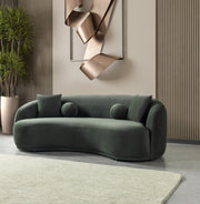 Bonita Green 91" Velvet Sofa from Nova Furniture - Luna Furniture