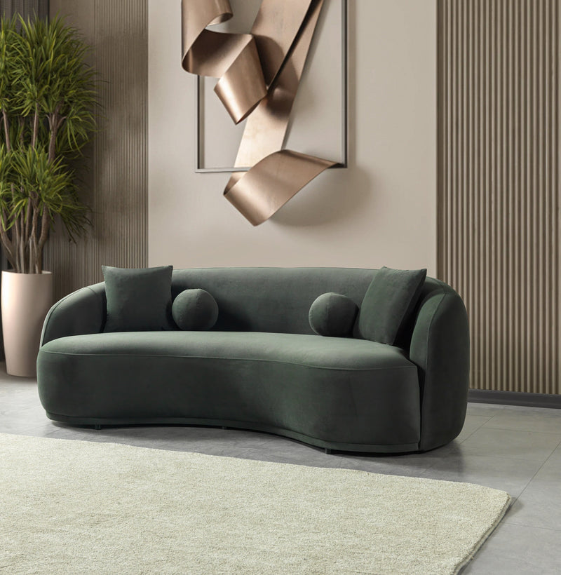 Bonita Green 91" Velvet Sofa from Nova Furniture - Luna Furniture