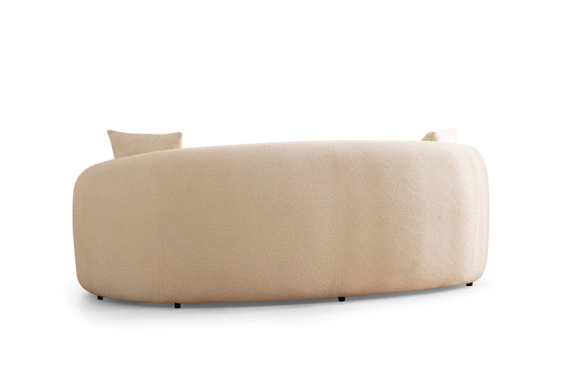 Bonita Ivory Boucle Sofa - BONITAIVORY-S