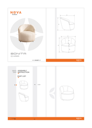 Bonita Ivory Velvet Sofa 91" & Loveseat 81" - BONITAIVORYVL-SL
