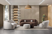 Bonita Ivory Velvet Sofa 91" & Loveseat 81" - BONITAIVORYVL-SL