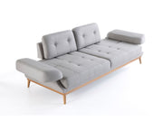 Boss 4-pieces (2 Sofa & 2 Chair) Livingroom in Light Grey - Anthracite - 200-ZEN-BOS-LGRE-ANT-3311