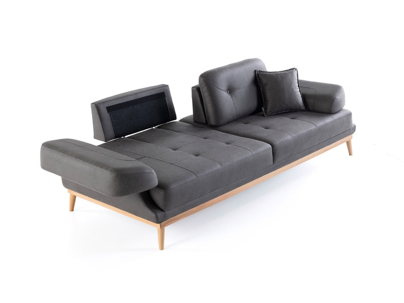 Boss 4-pieces (2 Sofa & 2 Chair) Livingroom in Light Grey - Anthracite - 200-ZEN-BOS-LGRE-ANT-3311