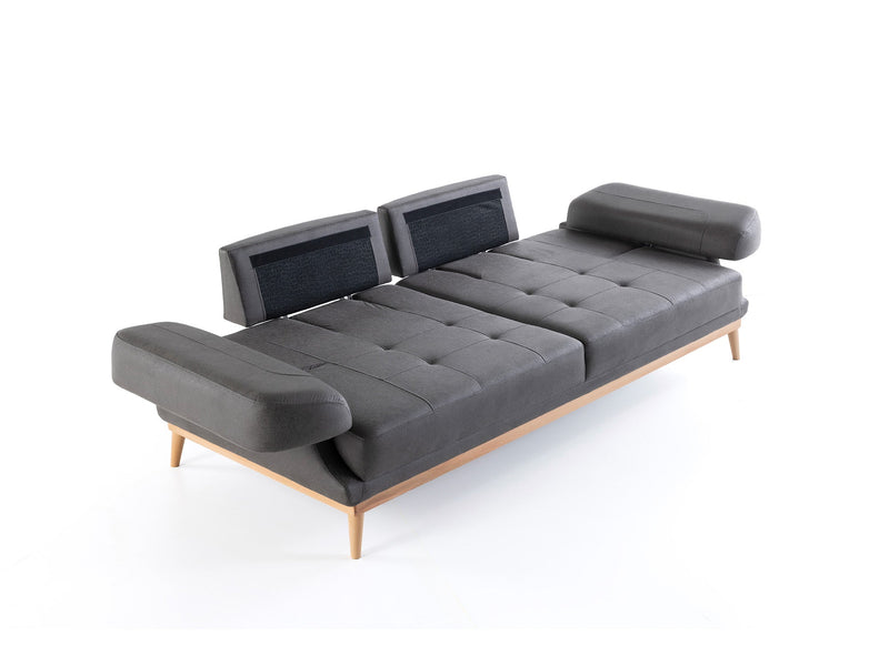 Boss 4-pieces (2 Sofa & 2 Chair) Livingroom in Light Grey - Anthracite - 200-ZEN-BOS-LGRE-ANT-3311