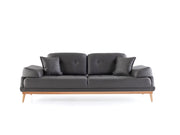 Boss 4-pieces (2 Sofa & 2 Chair) Livingroom in Light Grey - Anthracite - 200-ZEN-BOS-LGRE-ANT-3311
