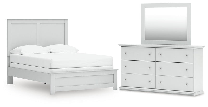 Bostwick Shoals Full Panel Bed, Dresser and Mirror - B139B45