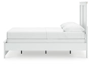 Bostwick Shoals Full Panel Bed with Dresser and Nightstand in White from Ashley - Luna Furniture