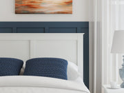Bostwick Shoals Full Panel Bed with Dresser and Nightstand in White from Ashley - Luna Furniture