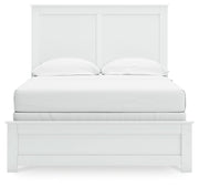 Bostwick Shoals Full Panel Bed with Dresser and Nightstand in White from Ashley - Luna Furniture
