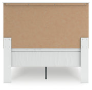 Bostwick Shoals Full Panel Bed with Dresser and Nightstand in White from Ashley - Luna Furniture