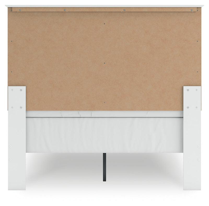 Bostwick Shoals Full Panel Bed with Dresser and Nightstand in White from Ashley - Luna Furniture