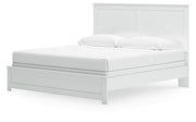 Bostwick Shoals King Panel Bed and Dresser in White - PKG021585
